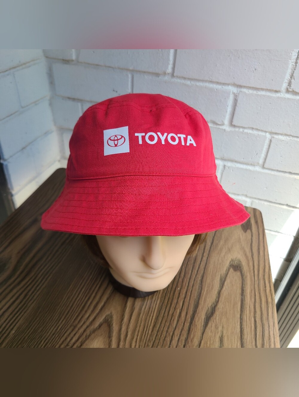 Toyota unisex Bucket Hat Red Logo Rocks Amphitheater Promo